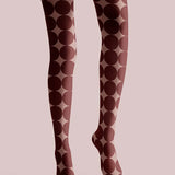 Viken | Leggings Melard cu puncte colorate