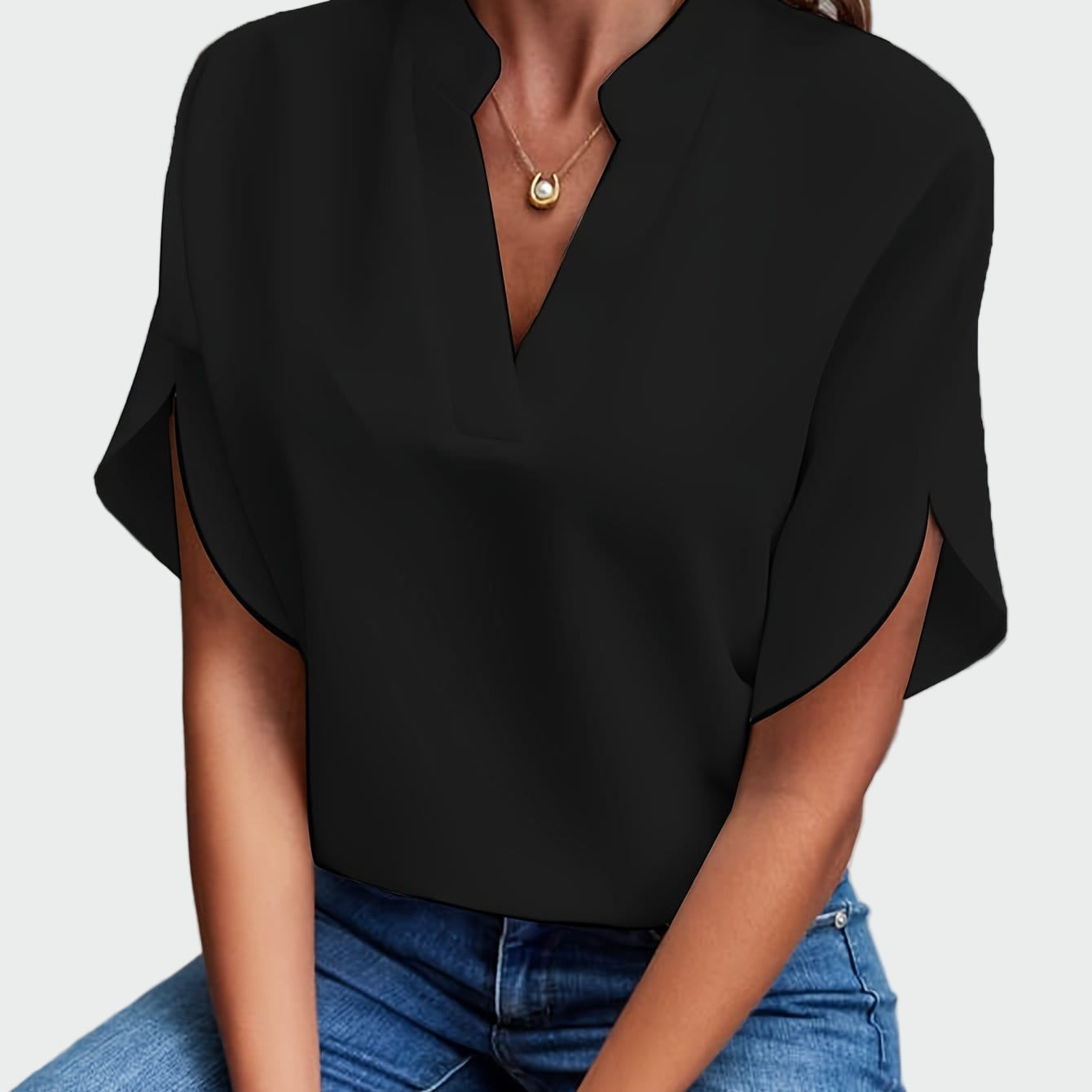 Mariam | Bluză elegantă cu imprimeu