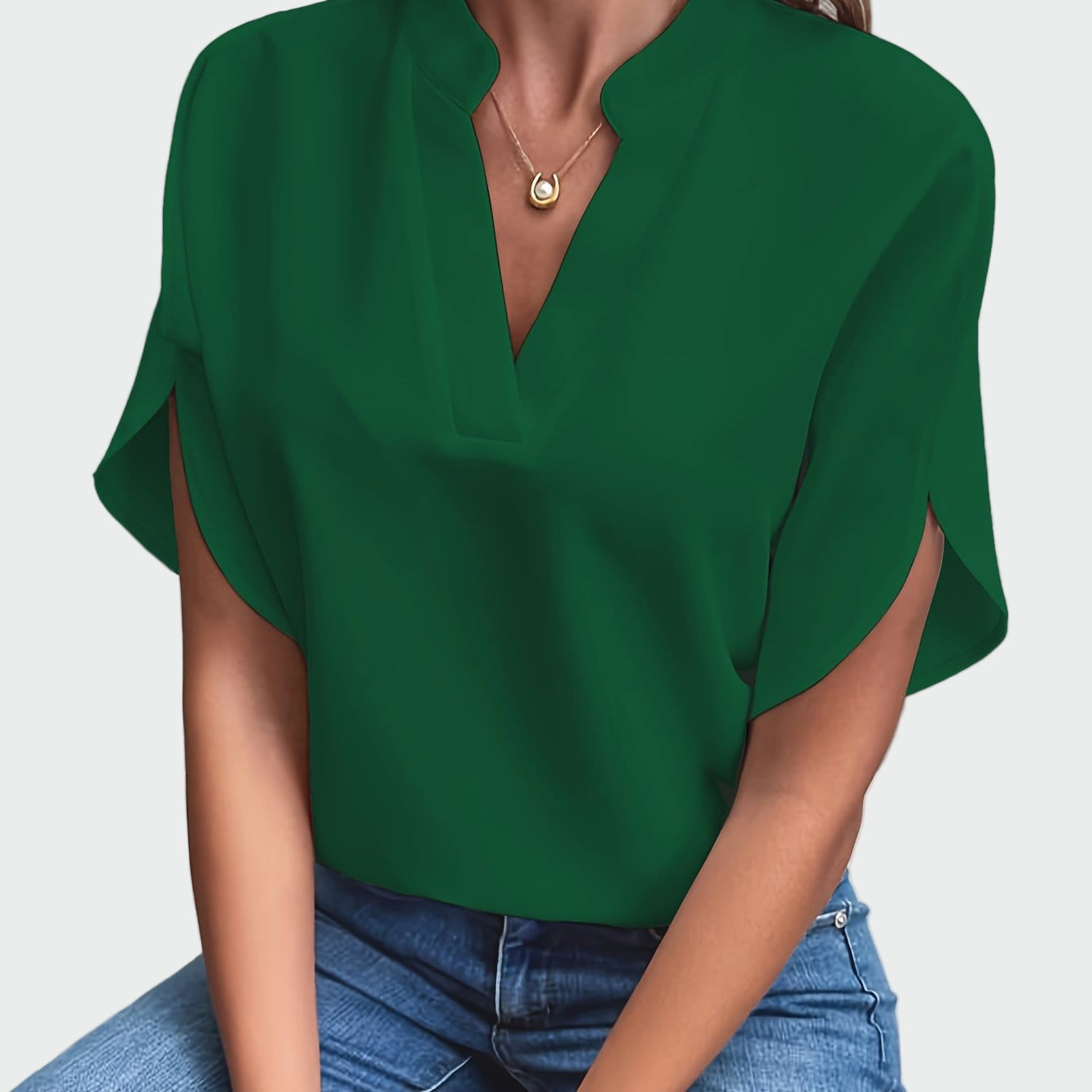 Mariam | Bluză elegantă cu imprimeu
