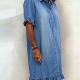 Maria | Rochie confortabilă din denim