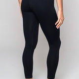 Sirje | Melnas 7/8 Airsoft leggings cu talie înaltă, fără cusături