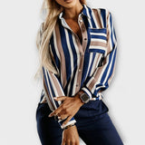 Emilia | Bluza albastră cu croială liberă