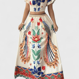 Itzel | Set boho cu motive etnice