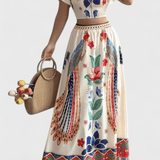 Itzel | Set boho cu motive etnice
