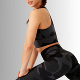 Külli | Tibetas Camo Leggings cu talie foarte înaltă 7/8