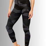 Külli | Tibetas Camo Leggings cu talie foarte înaltă 7/8