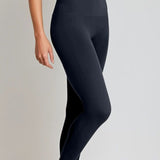 Anne | Pantaloni "All Day" cu Talie Înaltă 7/8 – Negru de Noapte