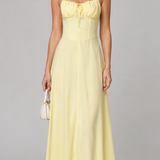 Rochie Corset Galben Lămâie