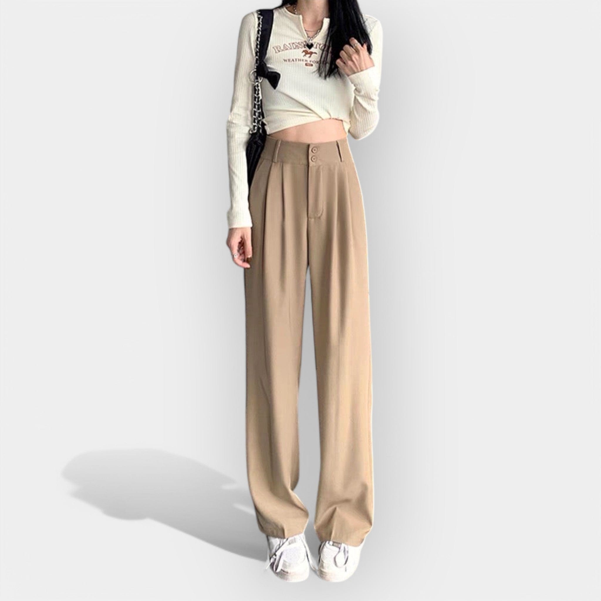 Jade | Pantaloni largi în stil coreean
