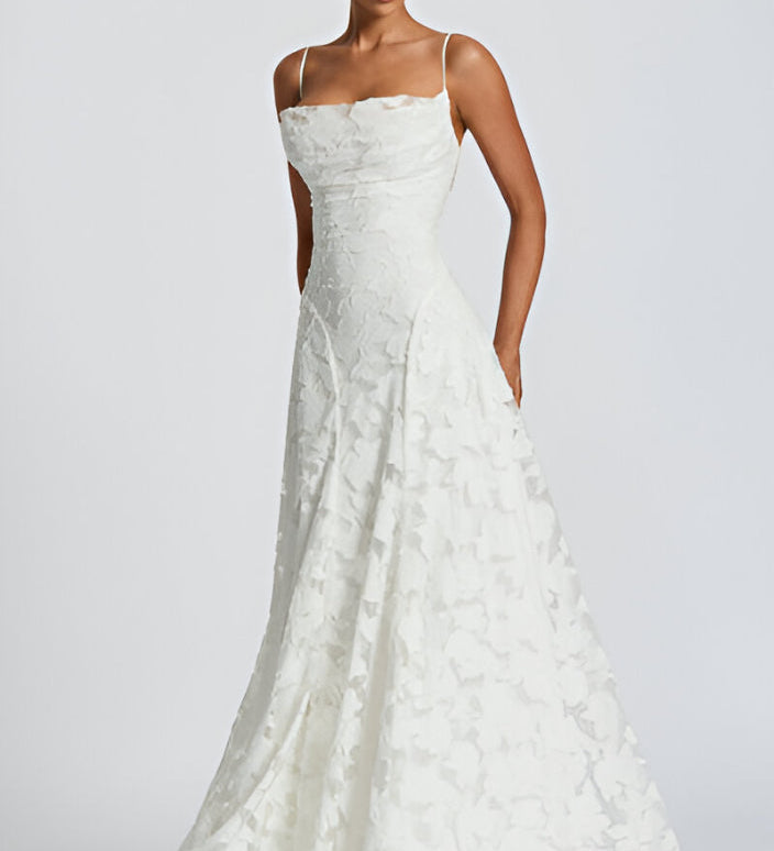 Francisa – Rochie Maxi de Damă cu Corset din Dantelă Elegant