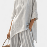 Clarisse | Bluza elegantă asimetrică Daisy pentru confort