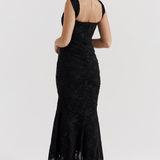 Carisia – Rochie de Damă Maxi Elegantă cu Dantelă