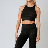 Kersti | Sutien sport scurt cu imprimeu leopard