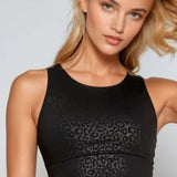 Kersti | Sutien sport scurt cu imprimeu leopard