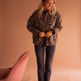 Lavinia – Jachetă cu imprimeu leopard