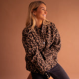 Lavinia – Jachetă cu imprimeu leopard
