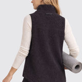 Keiti | Vestă din fleece cu fermoar