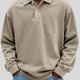 Petar | Retro Krekls ar Garām Piedurknēm