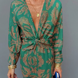 Frieda – Rochie midi cu model baroc