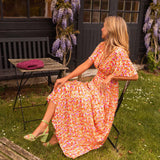 Sandra | Rochie maxi elegantă cu decolteu în V