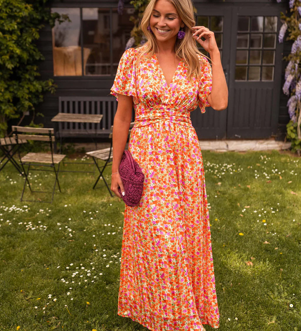 Sandra | Rochie maxi elegantă cu decolteu în V