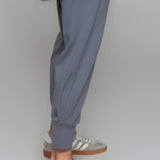Külli | Pantaloni sport indigo, foarte călduroși, cu manșete