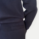 Külli | Pantaloni foarte călduroși, de culoare albastru închis, cu manșete