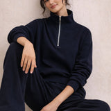Külli | Pantaloni sportivi călduroși de culoare albastru închis