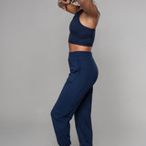 Tula | Pantaloni Harem de Yoga Albastru Marin