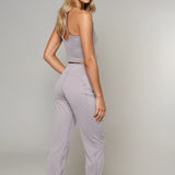 Tula | Pantaloni de yoga harem – gri închis